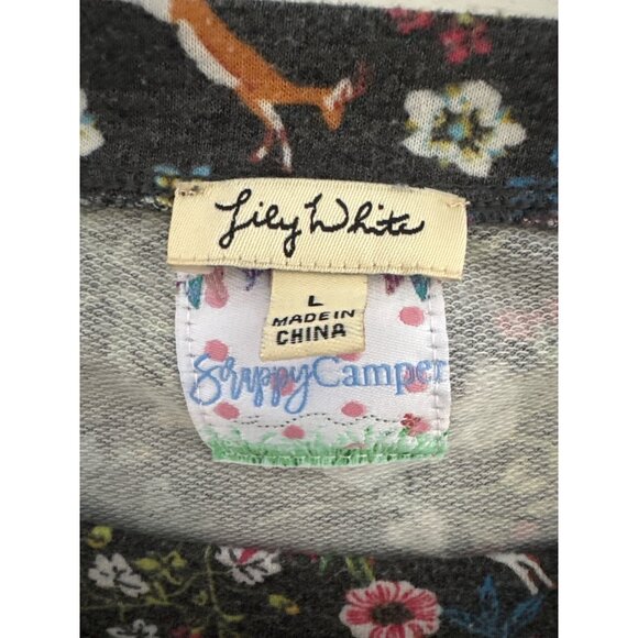 The Scrappy Camper Sweatshirt/Bucket Hat Set Sz L FairyGrunge Festival Upcycled - Picture 3 of 12